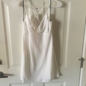 White mini dress from forever 21